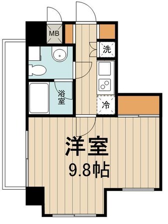 KDXレジデンス門前仲町の物件間取画像